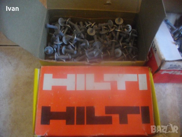 Пирони HILTI За Модели DX 100L-DX 400B-DX 450-За Бърз Монтаж Със Заряд/Капса-Пирон Хилти-Кутия 100бр, снимка 3 - Други инструменти - 42436934