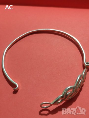 Стара сребърна гривна , снимка 6 - Антикварни и старинни предмети - 39247609