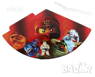 Лего Нинджаго Ninjago картонена парти шапка шапки рожден ден, снимка 4 - Други - 37394873