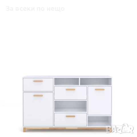 Скрин STEKA 2D3S бяло/каменен дъб Код P1352