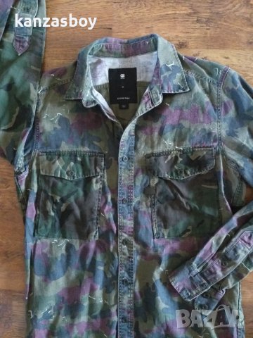 g-star type c straight long rc shirt - страхотна мъжка риза , снимка 8 - Ризи - 42880933