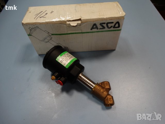 Ъглов магнет-вентил ASCO G1/2", снимка 1 - Резервни части за машини - 30272128