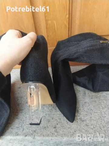 Нови високи ботуши с прозрачен ток на марката Stillo