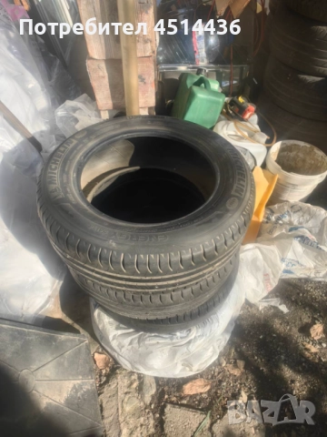 4 бр. гуми летни Michelin Energy Saver за 80 лева общо, снимка 2 - Гуми и джанти - 52899968