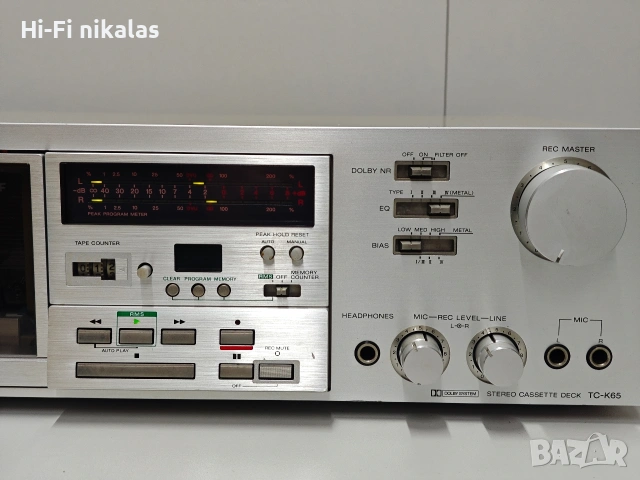 стерео касетъчен дек SONY TC-K65, снимка 3 - Декове - 53985377