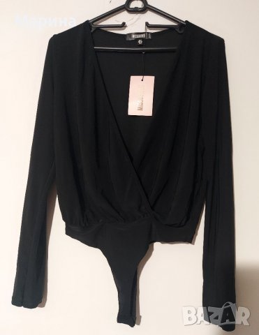Екстравагантно боди на Missguided, снимка 1 - Блузи с дълъг ръкав и пуловери - 39283799