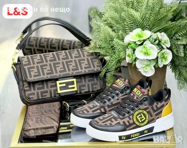 Fendi Дамски Маратонки👟Дамски Спортни Обувки Фенди - Различни Цветове Код SEM-216, снимка 3 - Маратонки - 55774162