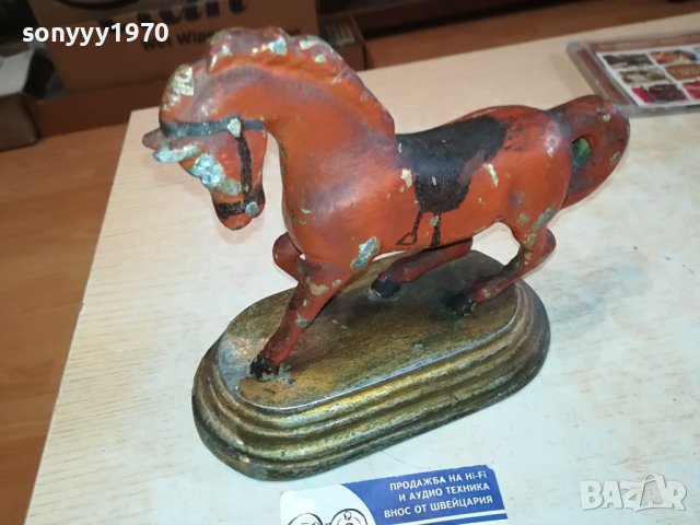 МЕТАЛЕН КОН ОТ ФРАНЦИЯ-АНТИКА 2410231618, снимка 5 - Антикварни и старинни предмети - 42703401