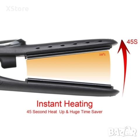 Преса за изправяне на коса с пара , снимка 4 - Преси за коса - 52508117