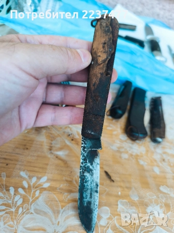 много стар войнишки нож , снимка 2 - Ножове - 51544392