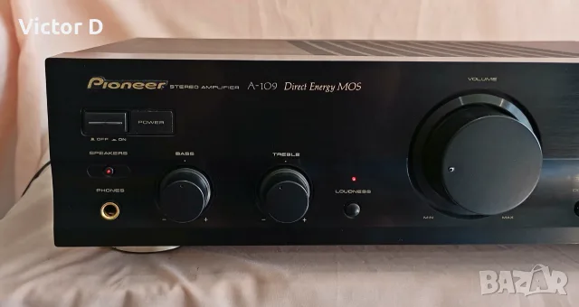 PIONEER A-109 - Усилвател стерео, снимка 2 - Ресийвъри, усилватели, смесителни пултове - 56327906