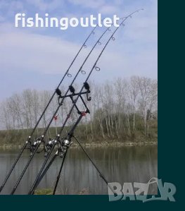  Шаранска стойка за 4 въдици тип SKY Pod с 3 чифта крака 209 лв., снимка 10 - Такъми - 30896174