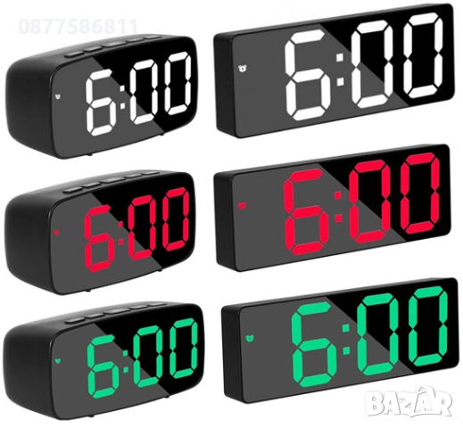 НОВ СВЕТЕЩ ЧАСОВНИЦИК.ПОСТОЯННО СВЕТЕЩИ LED ЧАСОВНИЦИ НА ТОК ТЕРМОМЕТЪР БУДИЛНИК SVETESHT CHASOVNIK+, снимка 2 - Други - 51635040