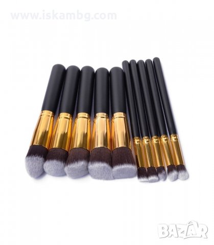 ПРОФЕСИОНАЛЕН КОМПЛЕКТ ОТ 10 БР. ЧЕТКИ ЗА ГРИМИРАНЕ - КОД 1573 , снимка 4 - Други - 34011106