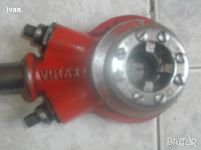 Ремонтен К-т ВиК Смесител/Винтонарезка ВиК Плашка Резби Тръби-VIRAX-FRANCE/2 Цола Резбонарезна Глава, снимка 12 - Други инструменти - 42328380