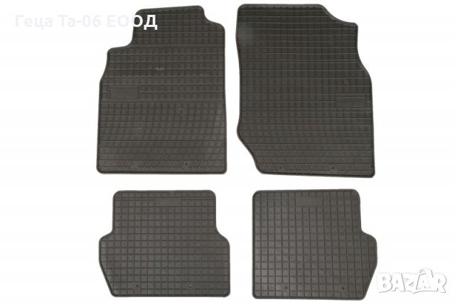 Nissan Almera 2 (N16) / Гумени стелки за Нисан Алмера 2 Н16 07.2000-11.2006