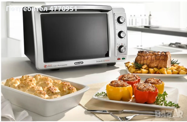 Електрическа фурна De'Longhi SfornaTutto Midi, снимка 2 - Печки, фурни - 53902166