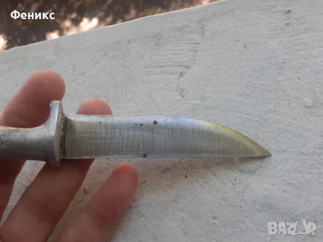 Стар малък български нож ножка орлова глава, снимка 3 - Антикварни и старинни предмети - 51332021