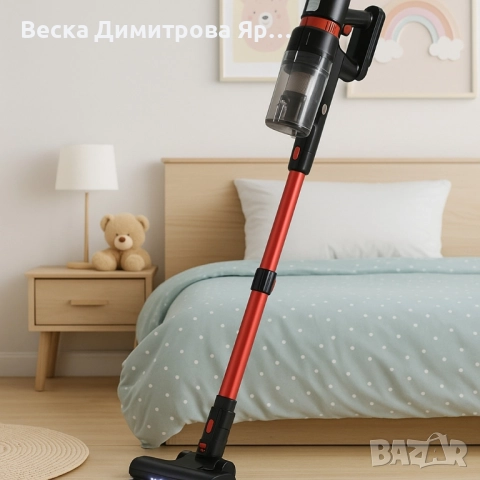 Безжична ръчна прахосмукачка тип „стик“ – V Group KB-703B, снимка 5 - Прахосмукачки - 51626743
