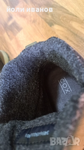 COX-маркови висок клас кожени зимни обувки 42.5 номер, снимка 13 - Мъжки боти - 52118391