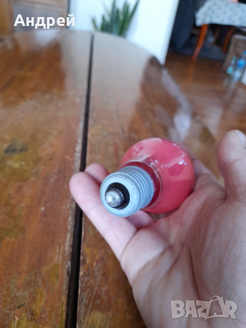 Стара електрическа цветна крушка, снимка 4 - Други ценни предмети - 44731278