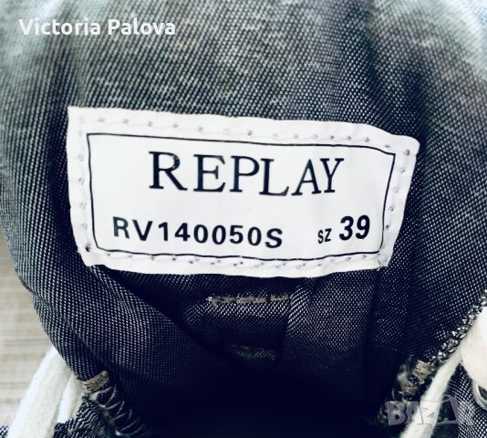 Скъпи маркови боти/кецове REPLAY Италия, снимка 7 - Кецове - 42659576