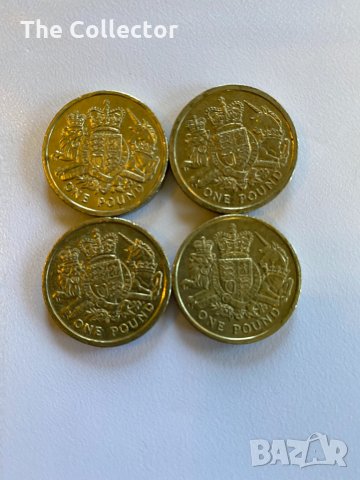 Стари монети 1 паунд, снимка 4 - Нумизматика и бонистика - 31190500