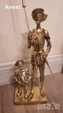 Дон Кихот и Санчо Панса–Голяма фигура от смола– 45см, снимка 6 - Антикварни и старинни предмети - 38709384