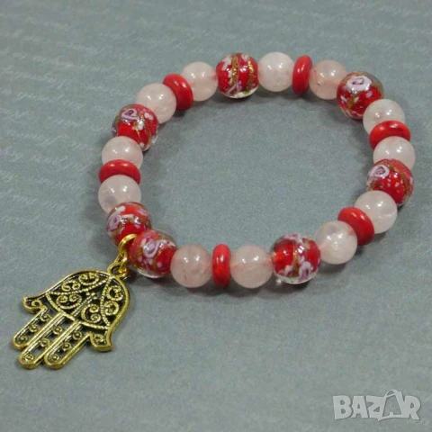 ⚜️ Гривни с камъни, кристали, талисмани, снимка 8 - Гривни - 50889257