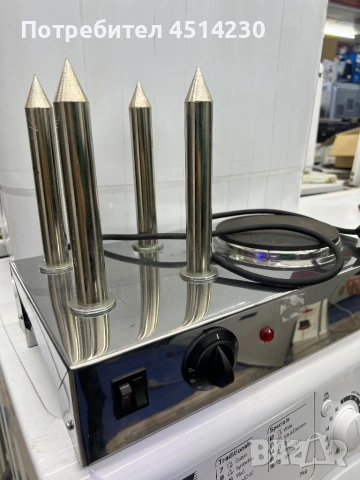 Професионален уред за хот-дог – шишове за наденици + електрически котлон, снимка 2 - Други - 53288437