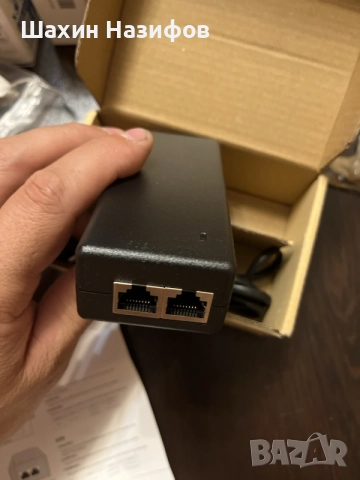 PoE Инжектор RobiCam – 30W – Оптимално Решение за Свързване на IP Камери