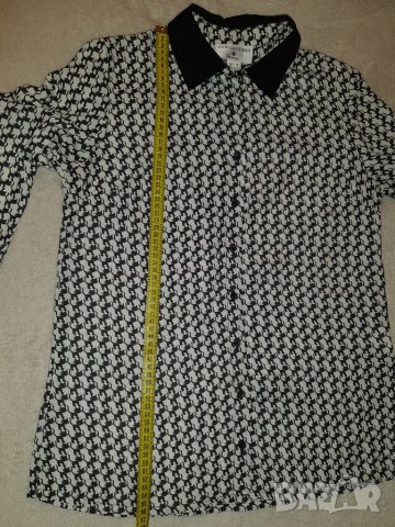 Елегантна тънка риза с дълъг ръкав, EURO р-р 38, снимка 3 - Ризи - 36954361