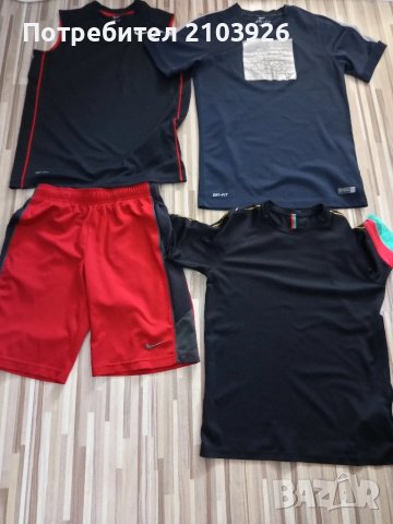 Къси панталони и тениски NIKE , UNDER ARMOUR ,размер S,цена 25лв