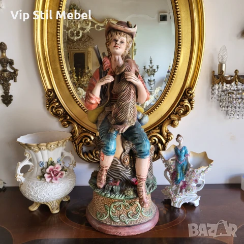 Огромна антикварена статуетка , снимка 2 - Антикварни и старинни предмети - 50752240