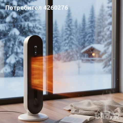 Hotvex Tower Heater – Вертикалният отоплител, който стопля дома ти за минути., снимка 5 - Отоплителни печки - 52078736