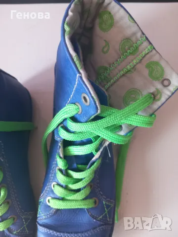 Детски високи кожени кецове, снимка 3 - Кецове - 50397522