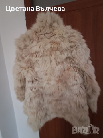 Зимно палто естествен косъм лисица