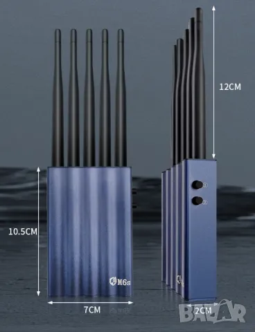 6 Лентов Заглушител за GSM CDMA DCS BDS 3G 4G GPS Заглушители Сателитно Позициониране Навигация Тапа, снимка 13 - Други - 49460886