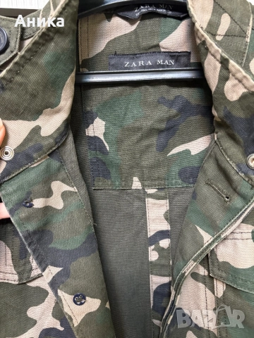 Мъжко дънково яке - Зара, снимка 2 - Якета - 51944717