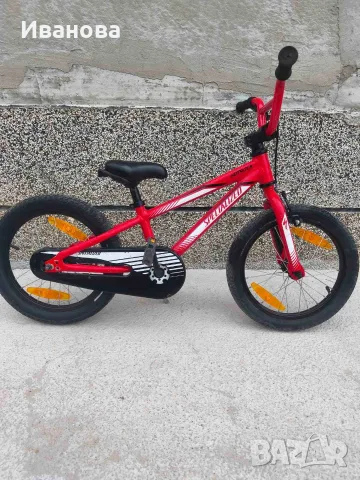 Детски алуминиев велосипед Specialized 16", снимка 3 - Детски велосипеди, триколки и коли - 56144559