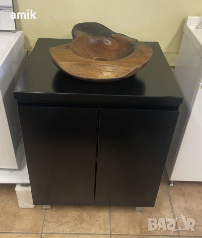 Шкаф за баня долна част ” Black 2” 60см. ПВЦ, снимка 2 - Шкафове - 53034043