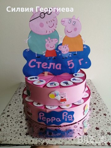 Картонена торта (включена украса+подложка) КОМПЛИМЕНТ с всяка поръчка, снимка 6 - Други - 31833560