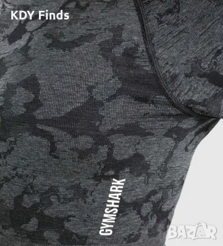 Gymshark Camo късо горно м/л, снимка 6 - Спортни екипи - 56288496