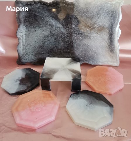  Подложки от Епоксидна смола , снимка 3 - Декорация за дома - 42898428