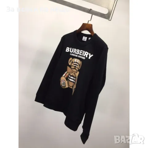 Унисекс блуза✅Дамска блуза Burberry✅Мъжка блуза Бърбъри - 4 цвята и 2 модела Код LFS165, снимка 2 - Блузи с дълъг ръкав и пуловери - 47859153