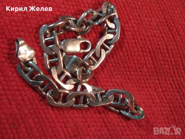 КРАСИВА СРЕБЪРНА ГРИВНА СРЕБРО 925 ITALY СТИЛНА РЪЧНА ВИНТИДЖ АРТ ПЛЕТКА 44758