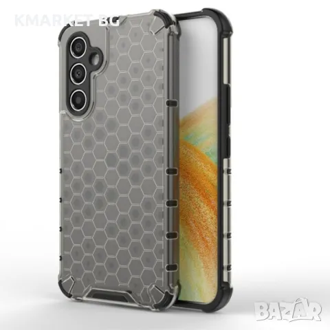 Samsung Galaxy A34 5G Силиконов Калъф Honeycomb TPU и Протектор, снимка 1 - Калъфи, кейсове - 48128700