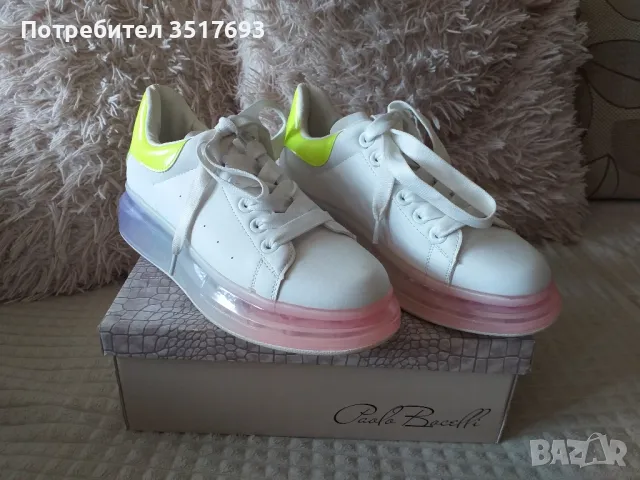 Маратонки , сникърси с цветна подметка 37, снимка 3 - Маратонки - 47332600