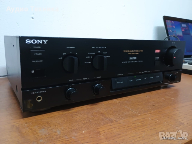 Стерео усилвател SONY TA-F417R. Перфектен! Звукът - също. Изпращам видео. , снимка 3 - Ресийвъри, усилватели, смесителни пултове - 52856757