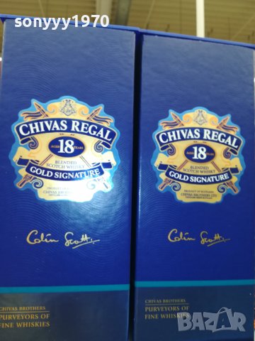 chivas regal 18-празно шише 1бр и кутия 1807220951, снимка 5 - Колекции - 37421785